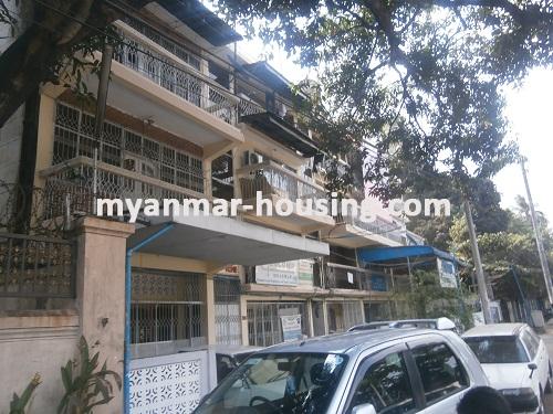 Myanmar real estate - for rent property - No.2098 - An apartment  for rent in Sanchaung! - View of the building.