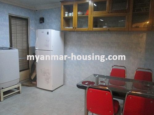 Myanmar real estate - for rent property - No.2222 - Well-decorated condo is ready to rent in Bahan! - View of the kitchen room.
