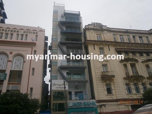 Myanmar real estate - for rent property - No.2380 - Condo for rent in city center! - View of the building.