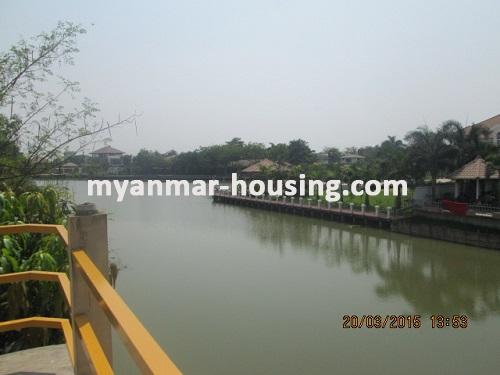 Myanmar real estate - for rent property - No.2456 - The House with Lake Behind Your House for A Nice View! - Behind Your House