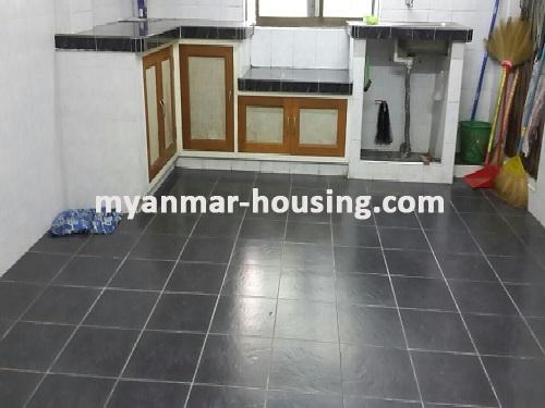 Myanmar real estate - for rent property - No.2457 - Nice apartment with fair price in downtown! - View of the kitchen room.
