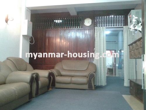 Myanmar real estate - for rent property - No.2566 - Good for shop and office in Kamaryut! - View of the building.