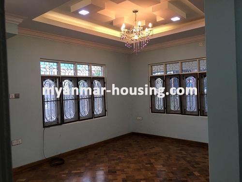 Myanmar real estate - for rent property - No.2567 - Pleasant landed house for company or office in Aung Myay Thar Si Housing. - View of the living room
