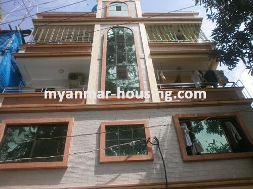 Myanmar real estate - for rent property - No.2568 - Fully furnished apartment for rent - Sanchaung Township! - view of the building