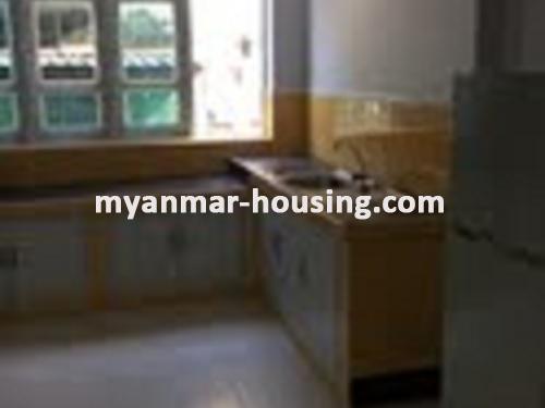 Myanmar real estate - for rent property - No.2636 - A nice condo for rent Bahan! - View of the kitchen room.