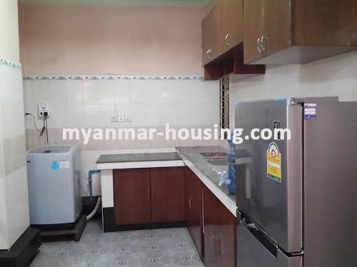 Myanmar real estate - for rent property - No.2647 - A beautiful condo to live in Kamaryut! - View of the kitchen room.