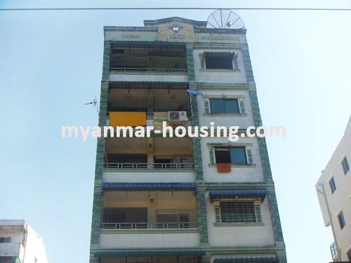 Myanmar real estate - for rent property - No.2732 - One of the spacious rooms ever! - View of the building.
