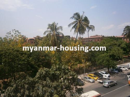 Myanmar real estate - for rent property - No.2776 - A spacious and suitable apartment for office near the former Office of Ministers! - The view of the Office of ministers