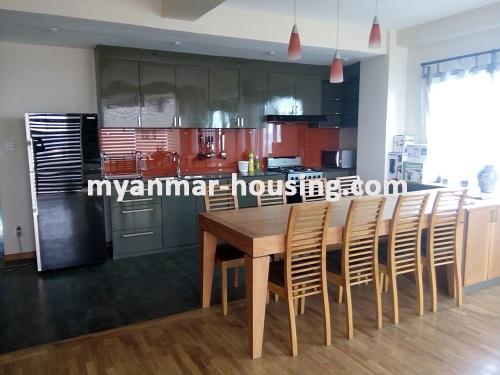 Myanmar real estate - for rent property - No.2781 - Available good codominium for rent near Kan Daw Gyi garden. - 