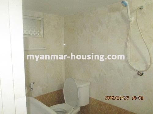 Myanmar real estate - for rent property - No.2888 - Well-lighted room with River-View ! - View of the bath room