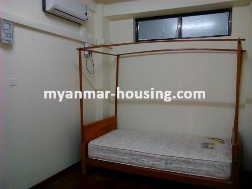 Myanmar real estate - for rent property - No.2890 - Very Clean room with  Fair Price near Junction Mawtin Shopping Mall! - View of the bed room.