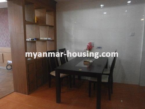 Myanmar real estate - for rent property - No.2909 - Well-decorated room located near Park Royal Hotel and 24-hours Minimarts Nearby! - Dining Place