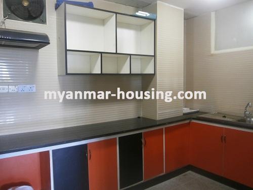 Myanmar real estate - for rent property - No.2909 - Well-decorated room located near Park Royal Hotel and 24-hours Minimarts Nearby! - View of the kitchen