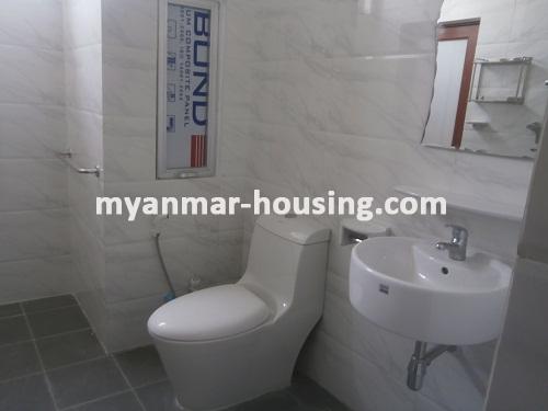 Myanmar real estate - for rent property - No.2910 - Surrounded by Beautiful Scene and Newly Decorated Room-China Town! - View of the bath room