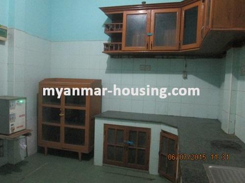 Myanmar real estate - for rent property - No.2973 - The landed house for rent with spacious compound in Mayangone! - View of the kitchen room.