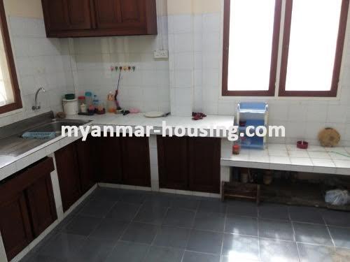 Myanmar real estate - for rent property - No.2974 - The landed house for rent in 7 mile! - View of the Kitchen Room.