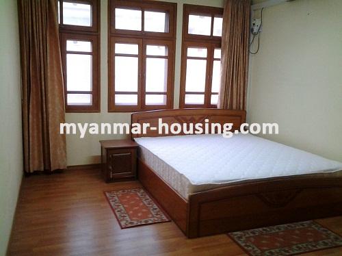Myanmar real estate - for rent property - No.3003 - Spacious Room for Rent lcoated in Kabar Aye Villa Condominium! - Bed Room
