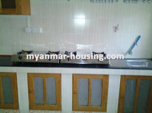 Myanmar real estate - for rent property - No.3003 - Spacious Room for Rent lcoated in Kabar Aye Villa Condominium! - View of the kitchen