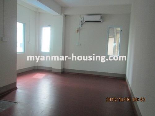 Myanmar real estate - for rent property - No.3031 - Brand New Room located in New Condominium- Ahlone Township! - View of the master bed room.