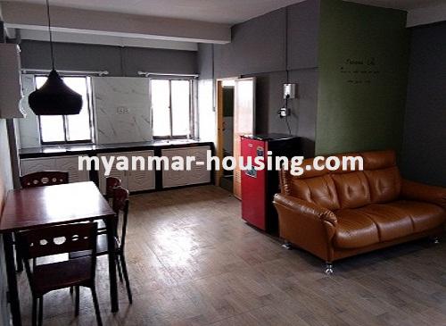 Myanmar real estate - for rent property - No.3212 - Luxurus decorated Condominium for rent in Muditar Housing - View of inside room