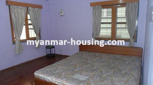 Myanmar real estate - for rent property - No.3217 - A Good apartment for rent in Zaw Ti Ka Housing. - View of the bed room