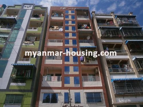 Myanmar real estate - for sale property - No.2764 - Apartment for sale in Kamaryut ! - View of the building.