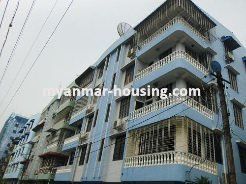 Myanmar real estate - for sale property - No.2765 - Decorated room at Khapaung Housing! - view of the building