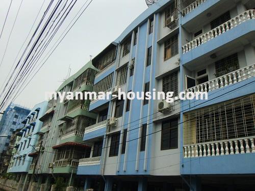 Myanmar real estate - for sale property - No.2765 - Decorated room at Khapaung Housing! - View of the building