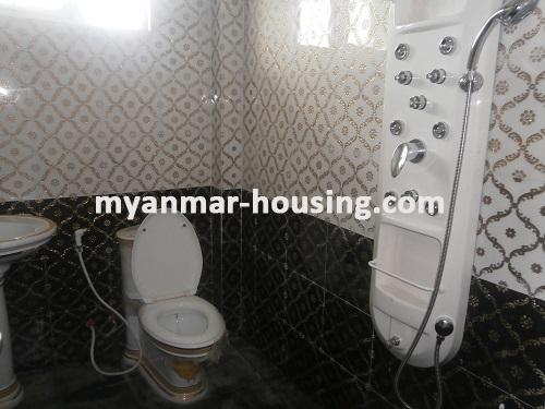 Myanmar real estate - for sale property - No.2766 - Condo for sale near Kan Taw Gyi Lake! - View of the wash room.