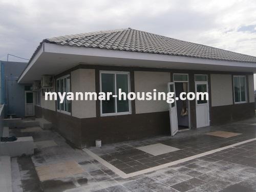 Myanmar real estate - for sale property - No.2766 - Condo for sale near Kan Taw Gyi Lake! - View of the outside.