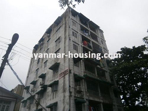 Myanmar real estate - for sale property - No.2783 - An apartment with good price available near strand road! - View of the building.