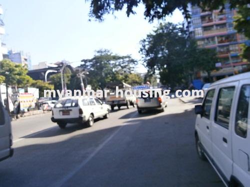 Myanmar real estate - for sale property - No.2788 - Condo for sale in Pazundaung! - View of the road,