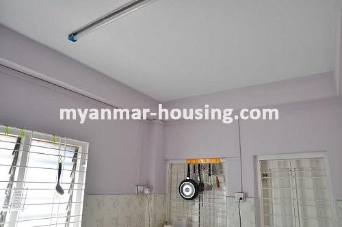 Myanmar real estate - for sale property - No.2837 - A narrow apartment for sale in Sanchaung. - 