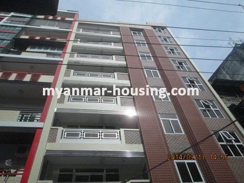 Myanmar real estate - for sale property - No.2839 - Condo for sale in heart of the city ! - View of the building.