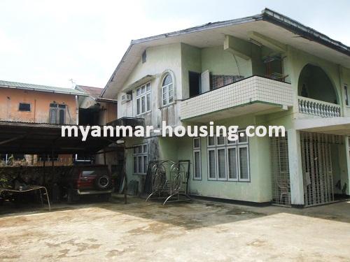 Myanmar real estate - for sale property - No.2872 - House for rent in Pyi Htaung Su Yeik Mon housing! - Front view of the house.
