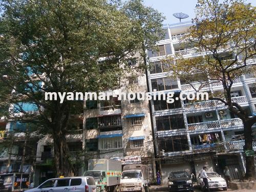 Myanmar real estate - for sale property - No.2887 - Good  appartment  now for sale in Botathaung ! - view of the building