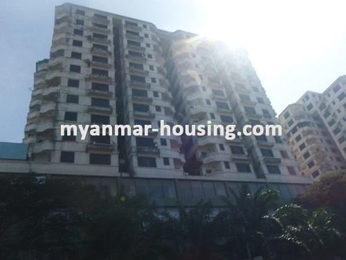 Myanmar real estate - for sale property - No.2927 - Nice condominium for sale in Bahan ! - View of the building.