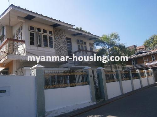 Myanmar real estate - for sale property - No.2928 - Landed house for sale in near Pyay road. - View of the building