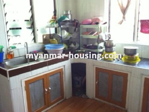 Myanmar real estate - for sale property - No.2971 - The landed house for sale in Hlaing! - View of the kitchen room.