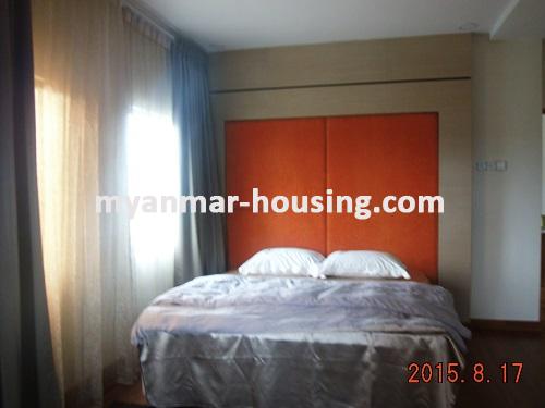 Myanmar real estate - for sale property - No.2975 - Modern decorated Pent House for sale in Chinatown area! - View of the bedroom.