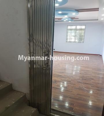 Myanmar real estate - for sale property - No.3410 - Newly built condominium room for sale in Tauggyi! - another view of livng room