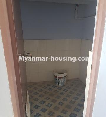Myanmar real estate - for sale property - No.3410 - Newly built condominium room for sale in Tauggyi! - common bathroom view