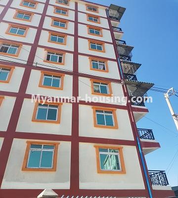 Myanmar real estate - for sale property - No.3410 - Newly built condominium room for sale in Tauggyi! - building view