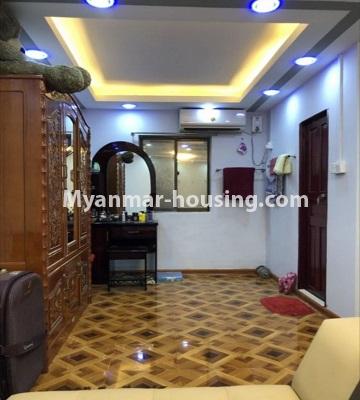 Myanmar real estate - for sale property - No.3505 - First Floor Apartment for Sale in Hlaing! - another view of master bedroom