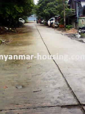 ミャンマー不動産  - 土地物件 - No.907 - Two Building Factory Have in Shwe Pauk Kan Industrial Zone ! - view of the street.