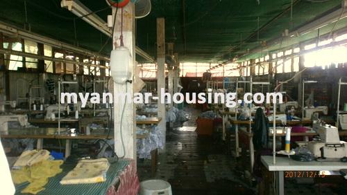 ミャンマー不動産 - 賃貸物件 - No.1045 - Landed house + Ware House for rent around 10 Miles! - view of the warehouse.