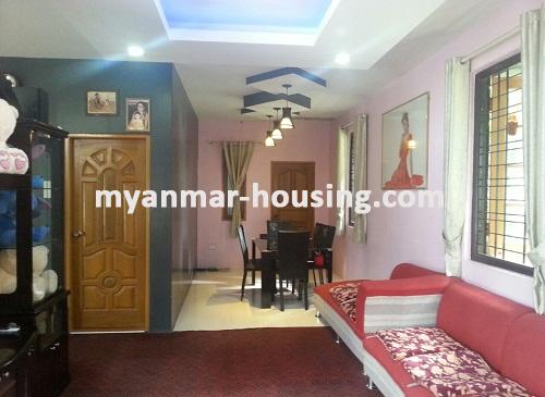 ミャンマー不動産 - 賃貸物件 - No.1281 - A Landed House for rent in Thanlyin Township.  - 