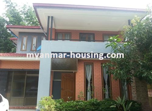 ミャンマー不動産 - 賃貸物件 - No.1281 - A Landed House for rent in Thanlyin Township.  - 