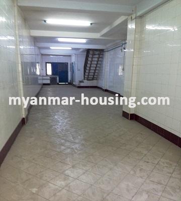 Myanmar real estate - for rent property - No.1379 - Ground floor for rent at downtown which good for shop! - 