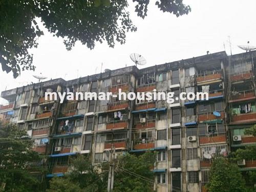 Myanmar real estate - for rent property - No.1383 - Good for office for rent! - View of the building.